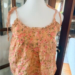 American Eagle Outfitters Floral Pink Camisole